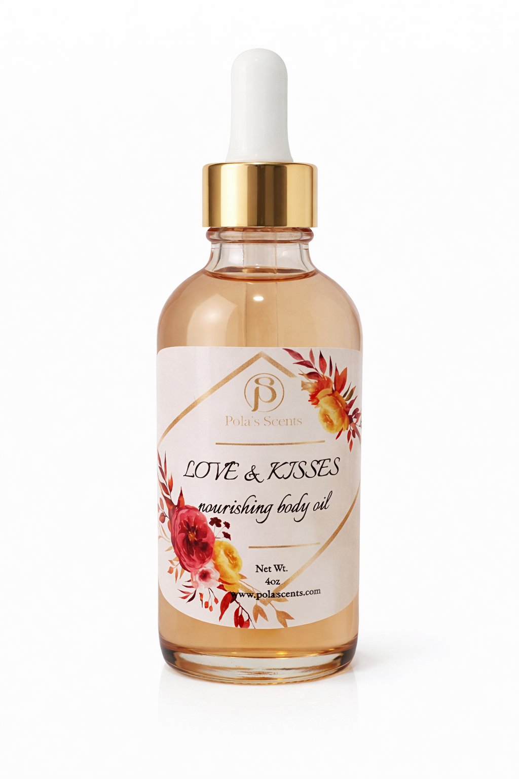 love and kisses nourishing body oil 4oz